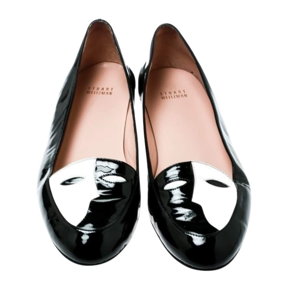 Stuart Weitzman The Mask Patent Leather Flats